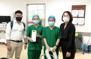 Bệnh viện Quốc Tế Minh Anh - Hợp Lực Medical bàn giao gói sản phẩm ổn định thân nhiệt bệnh nhân 